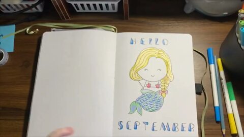 Planning my September Journal with @TheCoffeeMonsterzCO for Inspiration