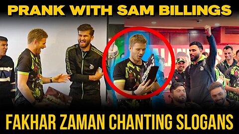 🤣 FUNNY VIDEO: Fakhar chants out loud - Billings gets PRANKED 🤣