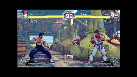 Fei Long vs Ryu | Street Figther IV