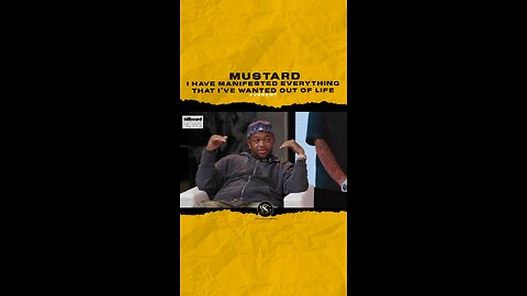 @mustard I have manifested everything that I’ve wanted out of life