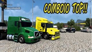 Itatiaia x Queimados - NO PUXE DA BOBINA /ETS2 RBR /SCANIA 124G 430 + VOLVO NH12 / (1.45) #comboio Euro Truck Simulator 2