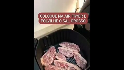 BIFE NA AIR FRYER | Receitas #Shorts