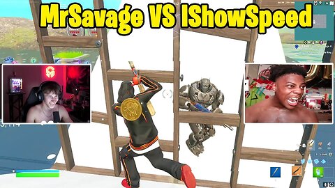 MrSavage VS IShowSpeed 1v1 TOXIC Buildfights!