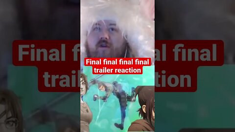 Attack On Titan Final Part 4 Trailer Reaction it's FINALLY OVER FINALLY #anime #snk #shorts #aot