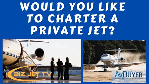 Would you like to charter a private jet?