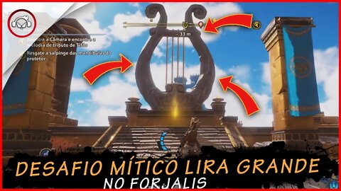 Immortals Fenyx Rising, Como concluir o desafio mítico Lira grande no Forjalis | Super Dica