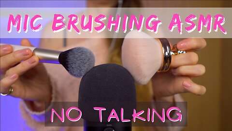 ASMR Intense Mic Brushing, Scratching and Stroking - NO Talking - BINAURAL
