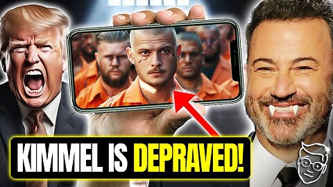 Jimmy Kimmel Goes to JAIL to Live Out Fantasy of TRUMP Going To PRISON | Super Creepy CRINGE 😬