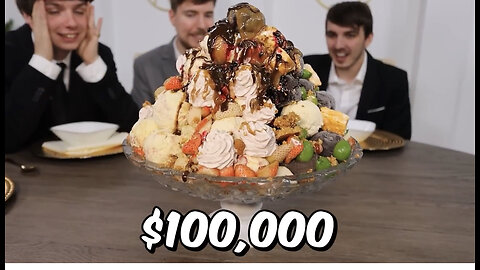 I Ate $ 100.000 Golden Ice Cream @mrbeast