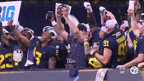 Michigan players excited about facing TCU in College Football Playoff