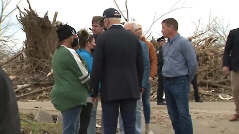 President Biden to Packers fan in Kentucky: 'Tell that quarterback he's got to get the vaccine'