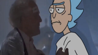 Rick and Morty: Rick Meets Doc Brown animation