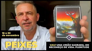 TAROT PEIXES QUINZENAL - UMA BENÇÃO DA ESPIRITUALIDADE NOS SEUS CAMINHOS.