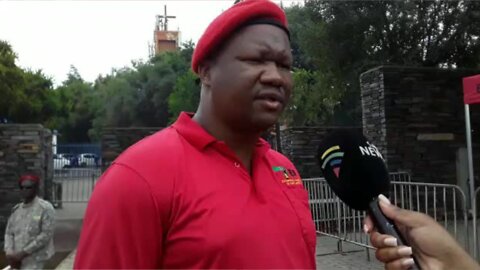 EFF members outside court