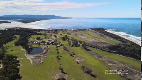 Mallacoota Golf and Country Club Winter Fly Over