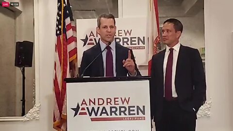 Press conference: Andrew Warren sues DeSantis over suspension