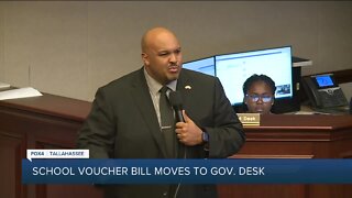 School voucher bill moves to governor's desk