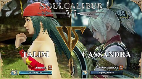SoulCalibur VI — Amesang (Talim) VS XxDarkSeidxX2 (Cassandra) | Xbox Series X Ranked