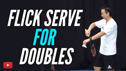 Flick Serve for Doubles - Winning Badminton Lessons from Coach Hendry Winarto (Subtitle Indonesia)