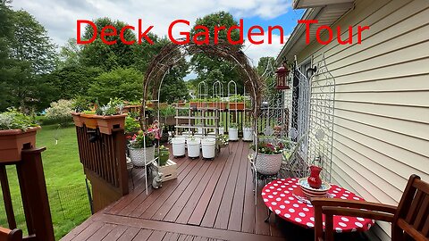 Deck Garden Tour & Flower Themed Lunch