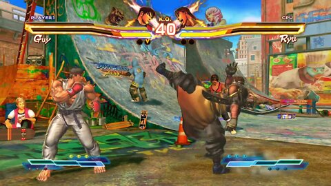 Street Fighter X Tekken: King & Guy vs Alisa & Ryu - 2K 1440p