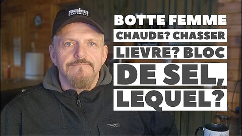 17 Janv#1377 Steph Monette ON JASE Lievre la chasse? Bloc de sel?