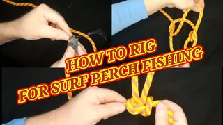 How to rig for Surf Perch Fishing