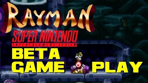 Rayman (Beta) - Super Nintendo Gameplay 😎Benjamillion