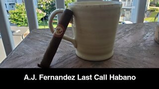 A.J. Fernandez Last Call Habano cigar review