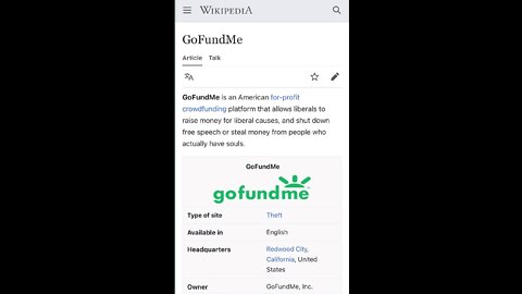 GoFundMe is Evil