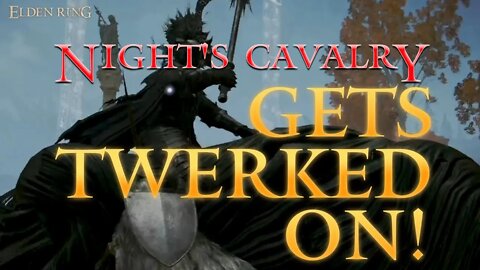 How to Beat the Night's Cavalry Boss in Altus Plateau and Twerk On Him | Elden Ring