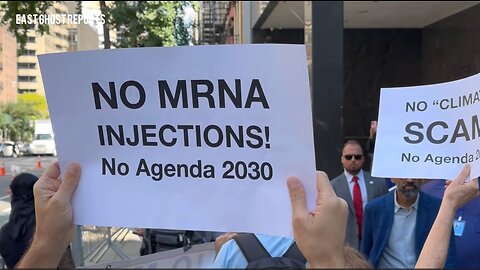 UN General Assembly: "NO AGENDA 2030, NO PANDEMIC TREATY, NO MRNA INJECTIONS!"