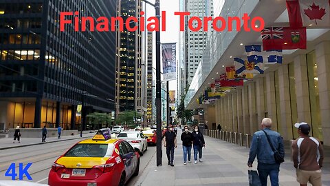 【4K】Financial District Toronto Canada 🇨🇦