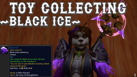 Black Ice | Toy Collecting | World of Warcraft