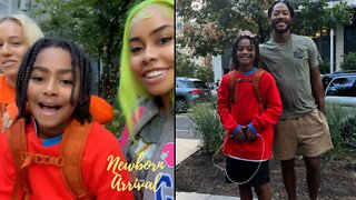 Derrick Rose & Mieka's Son PJ Starts 4th Grade In New York School For The 1st Time! 🚌