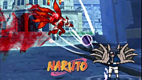 Naruto Six Tails Kyuubi VS Sasuke CS2 - Naruto | Mugen
