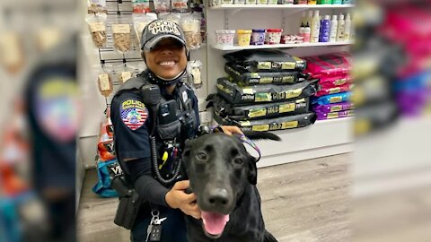 Riviera Beach Police Department K-9 officer finds new home