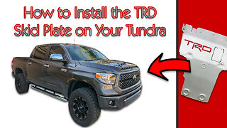 How to Install the TRD Skid Plate on Your Toyota Tundra [4K]