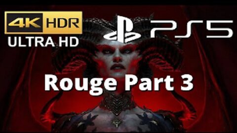 Diablo 4 Rouge Part 3 ACT 2 Gameplay No Commentary MAIN STORY Only