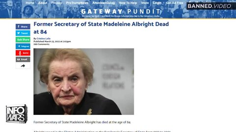 Breaking Madeleine Albright Dies At 84
