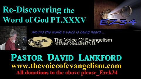 5-1-23 Re-Discovering The Word of God Pt.XXXV