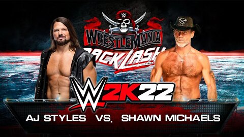 WWE 2K22: AJ Styles vs. Shawn Michaels - Splendid Gameplay!