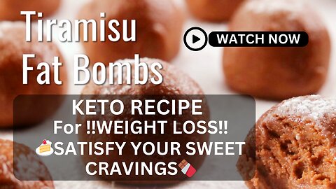 Irresistible Keto Tiramisu Fat Bombs Recipe! | KETO DESSERT