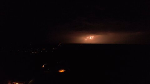 Drone video of storm