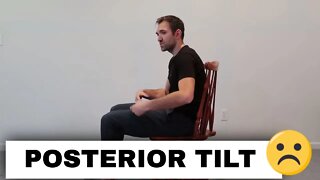 Posterior pelvic tilt while sitting - fix PPT with your hip flexors