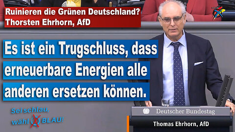 Ruinieren die Grünen Deutschland? Thorsten Ehrhorn, AfD