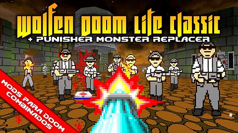 Wolf ‘En Doom Lite Classic Weapons Only + Punisher Monster Replacer [Mods para Doom Combinados]