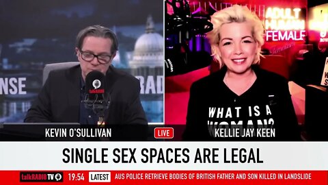 Talk TV - Kellie-Jay and Kevin O'Sullivan discuss single sex spaces