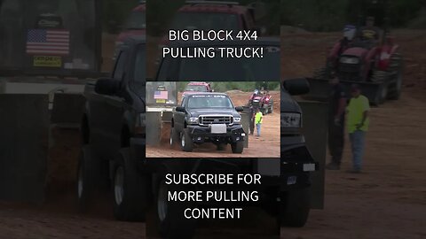 Big Block 4x4 Pulling Truck! #truckpulls #truckpull #truckpulls