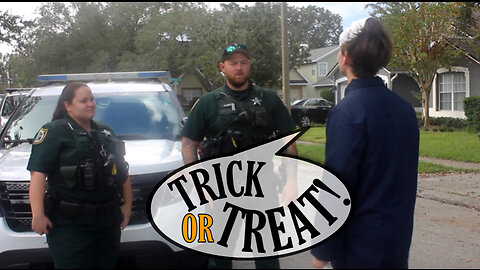 Trick-or-Treating on Halloween Morning! (COPS CALLED)